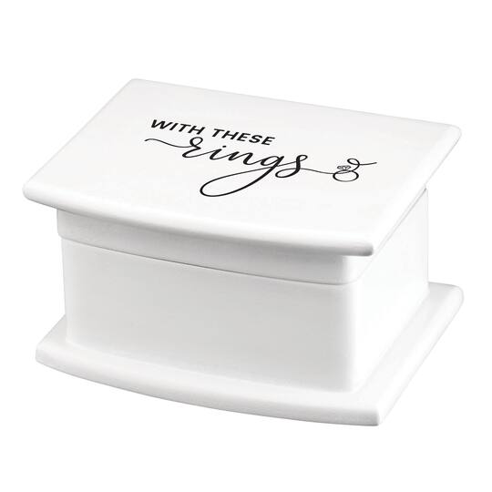 Lillian Rose White Wedding Ring Box Michaels